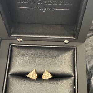 Dana Rebecca Emily Sarah Earrings in rose gold!